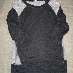 American Eagle Outfitters Charcoal and Heather Gray Sweater